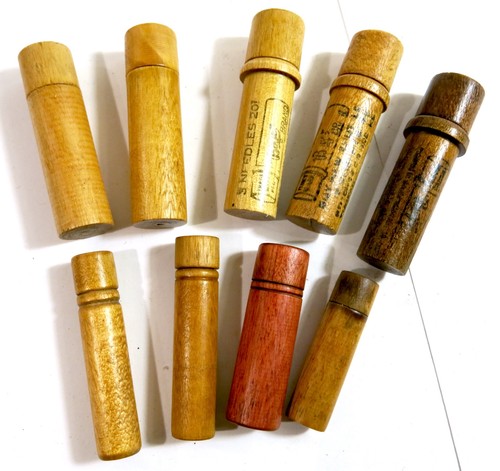 Lot wooden needle - of, 9